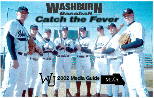 2002 Washburn baseball media guide cover