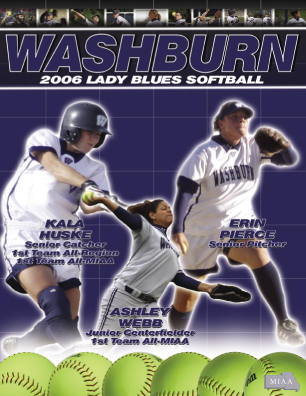 2005 Washburn Softball Media Guide Cover