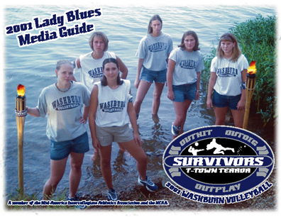 2001 Volleyball Media Guide Cover